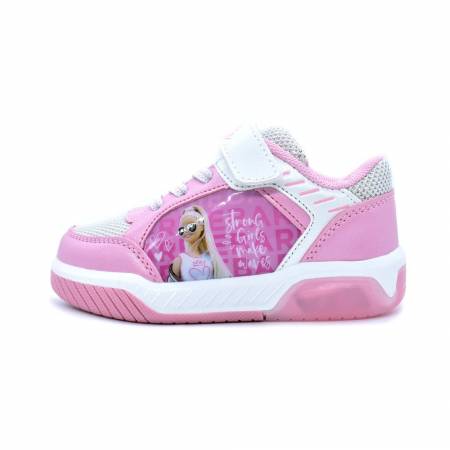 Barbie sneakers με φωτάκια 17BG6G10LA Λευκό/Ρόζ